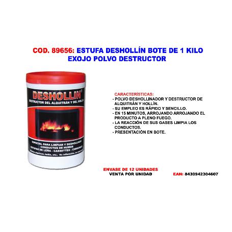 BAJA EXOJO DESHOLLIN BOTE 1 KDESHOLLINADOR POLVO DESTRUCTOR