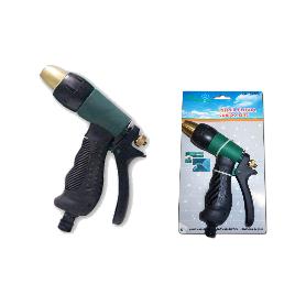 PLUVIA PISTOLA RIEGO REGULABLE LATON+PVC 2518