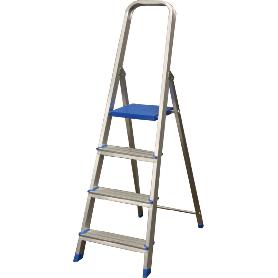 SIFER ESCALERA DOMESTICA ALUMINIO 6 PELDAÑOS 8 CM ECO 2002-02004