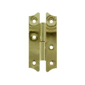 AMIG 1328 | PERNIO  395 | 110 X 54 MM | ACERO | LATONADO BARNIZADO - DERECHA