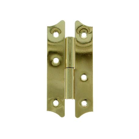AMIG 1328 | PERNIO  395 | 110 X 54 MM | ACERO | LATONADO BARNIZADO - DERECHA