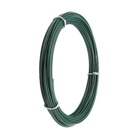 ALAMBRE FORRADO VERDE N16 ROLLO 10MT