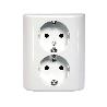 SIMON DOBLE BASE  EMPOTRAR BLANCO SCHUKO 16A AMPLIACION MS540306