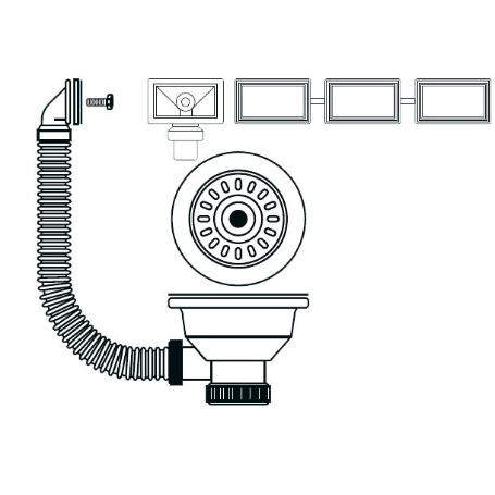 TECNO VALVULA CESTA INOX. 85-SALD.40 (T72) 50341