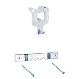 BRINOX KIT 4 SOPORTE MARCO CUADRO + 4 GANCHOS PARED B50690B