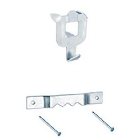 BRINOX KIT 4 SOPORTE MARCO CUADRO + 4 GANCHOS PARED B50690B