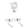 BRINOX KIT 4 SOPORTE MARCO CUADRO + 4 GANCHOS PARED B50690B