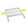 PARRILLA ZINCADA EXTENSIBLE 70X40 CM