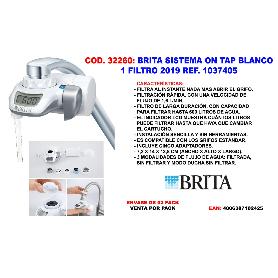 BRITA SISTEMA ON TAP BLANCO 1 FILTRO 2019 REF 1037405
