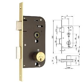 Cerradura yale   45-hl/ 70 CERRADURA YALE   45-HL/ 70