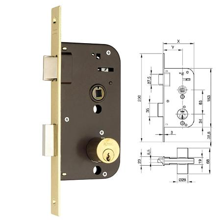 CERRADURA YALE   45-HL/ 70