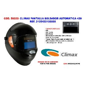 CLIMAX  PANTALLA SOLDADOR AUTOMATICA 420 REF  2105420100000