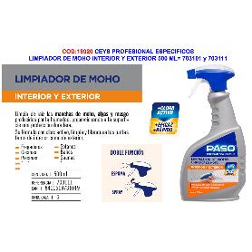 LIMPIADOR MOHO INTERIOR Y EXTERIOR 500ML PISTOLA