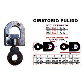 GIRATORIOS Nº2 DE 5-6 MM PULIDOS   GP-5-6