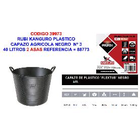 CAPAZO AGRICOLA 40L. NEGRO