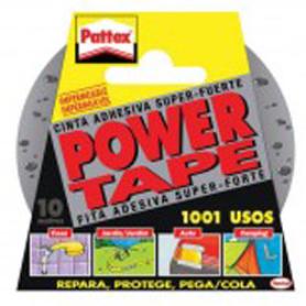 CINTA POWER TAPE 10MT. GRIS