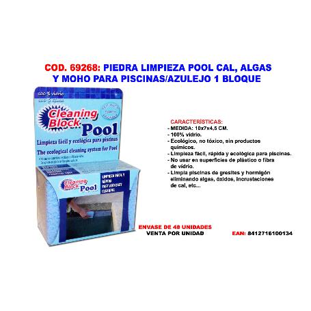PIEDRA LIMPIAR PISCINA 7X10 CM