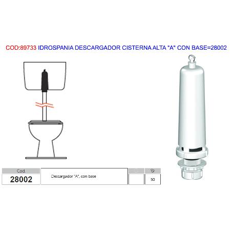 DESCARGADOR A CISTERNA ALTA CON BASE