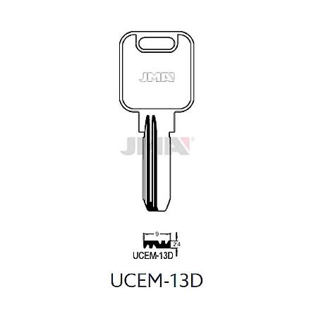 LLAVIN UCEM-13D ALPACA SEGURIDAD B/10