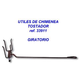 UTILES CHIMENEA TOSTADOR GIRATORIO 450 MM   33911