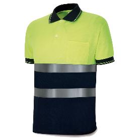 MARCA POLO MANGA CORTA ALTAVISIBIL AMARIAZUL T-3XL 1288PAVXCRYFA