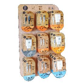 TECH EXPOSITOR MESA CARGADORES Y CABLES MOVILES 9 GANCHO 400902P