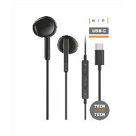 TECH AURICULARES CON MICROFONO USB-C  BLANCO TEC1301