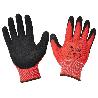 GUANTE SIFERFOAM PALMA NITRILO SANDY ROJO-NEGRO T-8 M TESEO (CAJA 12 UNIDADES)