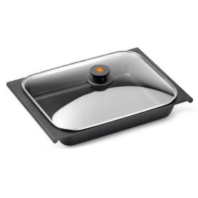 BRA EFFICIENT BANDEJA HORNO CON TAPA CRISTAL 41 X 29   272331