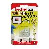 FIJA CUADROS 522206 BLANCO 8UDS BLISTER
