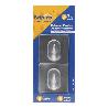 COLGADOR PLASTICO ADH. GRANDE 2 UD METALIZADO BLISTER 2