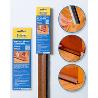 BRIPLAS BAJOPUERTA ADHESIVO PVC CON CEPILLO 93 CM SAPELLY 514S