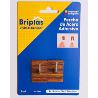 BRIPLAS COLGADOR COCINA ACERO MADERA ADHESIVO 2U GANCHO  L 208