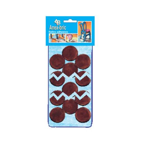 BAJA FIELTRO 8932 ADHES ROLLO 1 METRO CON DISCOSX31MM MARRON