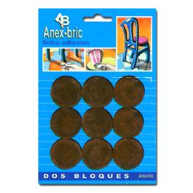 BAJA FIELTRO 8520 ADHES.  9 DISCOS X28 MM BLANCO