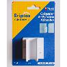 BRIPLAS COLGADOR ESCOBAS PLASTIC ADHESIVO 1U BLANCO 222P