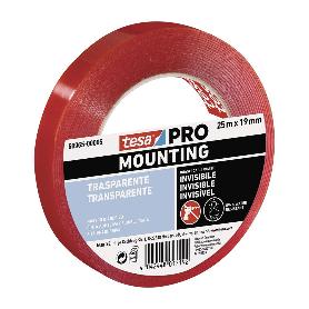 TESA CINTA DOBLE CARA MOUNTING PRO 25MX19MM TRANSPARENTE 66965