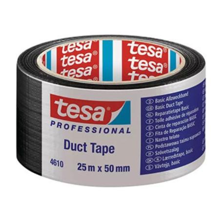 TESA CINTA AMERICANA BASICA NEGRA 25MX50MM 04610
