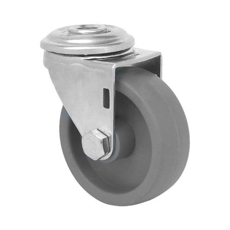 RUEDA MOBILIARIO 25Ø PP GRIS AGUJERO PASANTE 8 Ø  18H0349