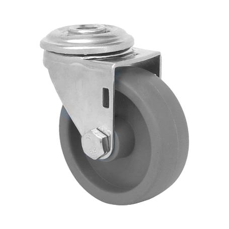 RUEDA MOBILIARIO 30Ø PP GRIS AGUJERO PASANTE 8 Ø  18H0351