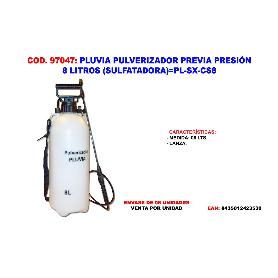 PLUVIA PULV.PREVIA PRESION 8 LITROS (SULFATADORA) PL-SX-CS8