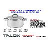 TALOX OLLA ACERO INOX 18-8 C-TAPA 20 X 13 CM - 4,0 LTS MOD. 201