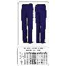 MARCA PANTALON TERGAL AZUL MARINO 38 388PAM38