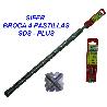 SIFER BROCA 4 PASTILLAS SDS-PLUS   6X110