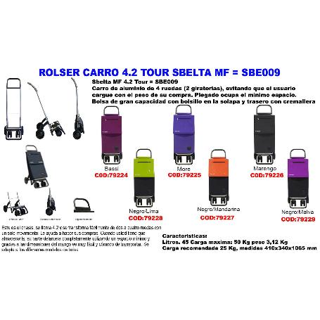ROLSER CARRO 4.2 TOUR SBELTA MF BURDEOS SBE009