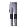 MARCA PANTALON ALGODON STRECH GRIS REFUERZO NEGRO 44 588-PSTRG44