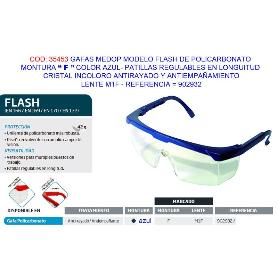 GAFAS MEDOP FLASH POLICARB.INCOLORO AZUL ANTIEMPAÑAMIENTO 902932