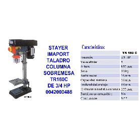 STAYER IMAPORT TALADRO COLUMNA SOBREM. TR160C  3-4 HP 0042000486
