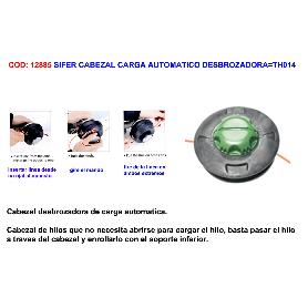 SIFER CABEZAL CARGA AUTOMATICO DESBROZADORA TH014(5458)