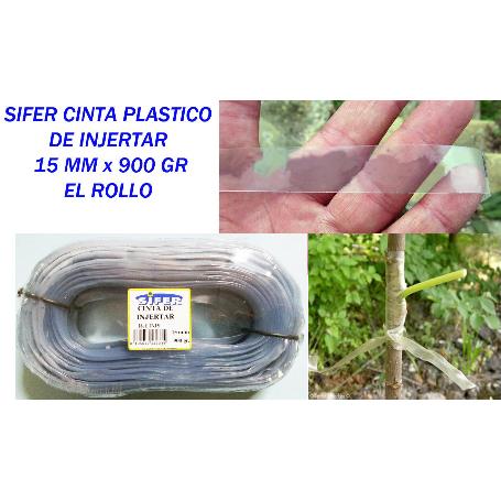 SIFER CINTA PLASTICO DE INJERTAR 15 MM X 900 GRS ROLLO IN15